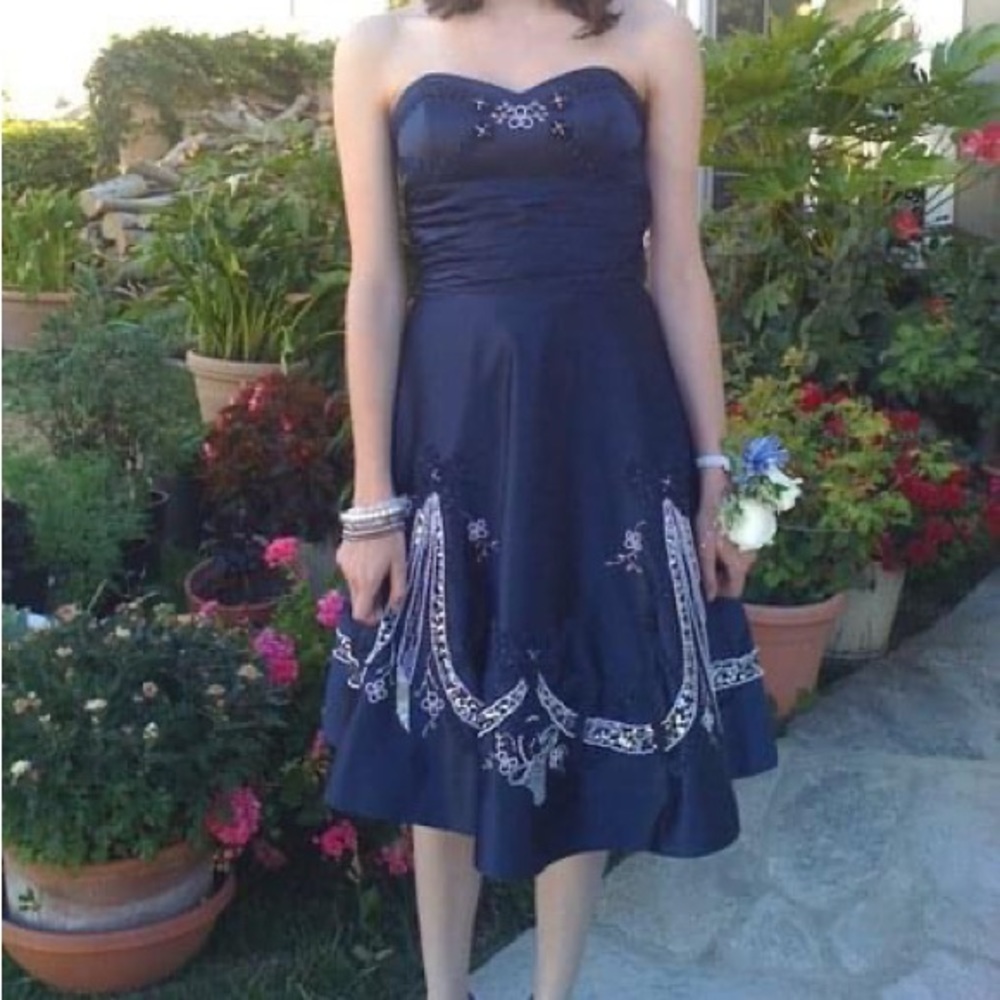 Silk Midi Gown